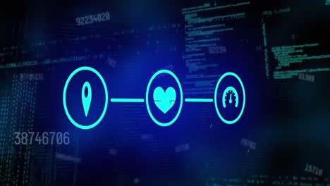 Animation-of-data-processing-over-network-of-connections