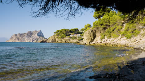 coastal view of a mediterranean bay