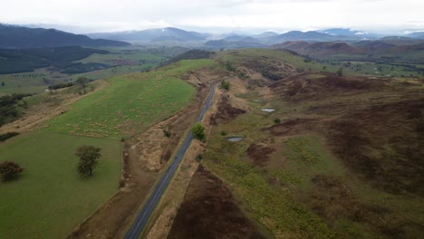 Aerial-views-over-regional-New-South-Wales-near-the-Southern-Cloud-Memorial-Lookout-on-a-cloudy-day