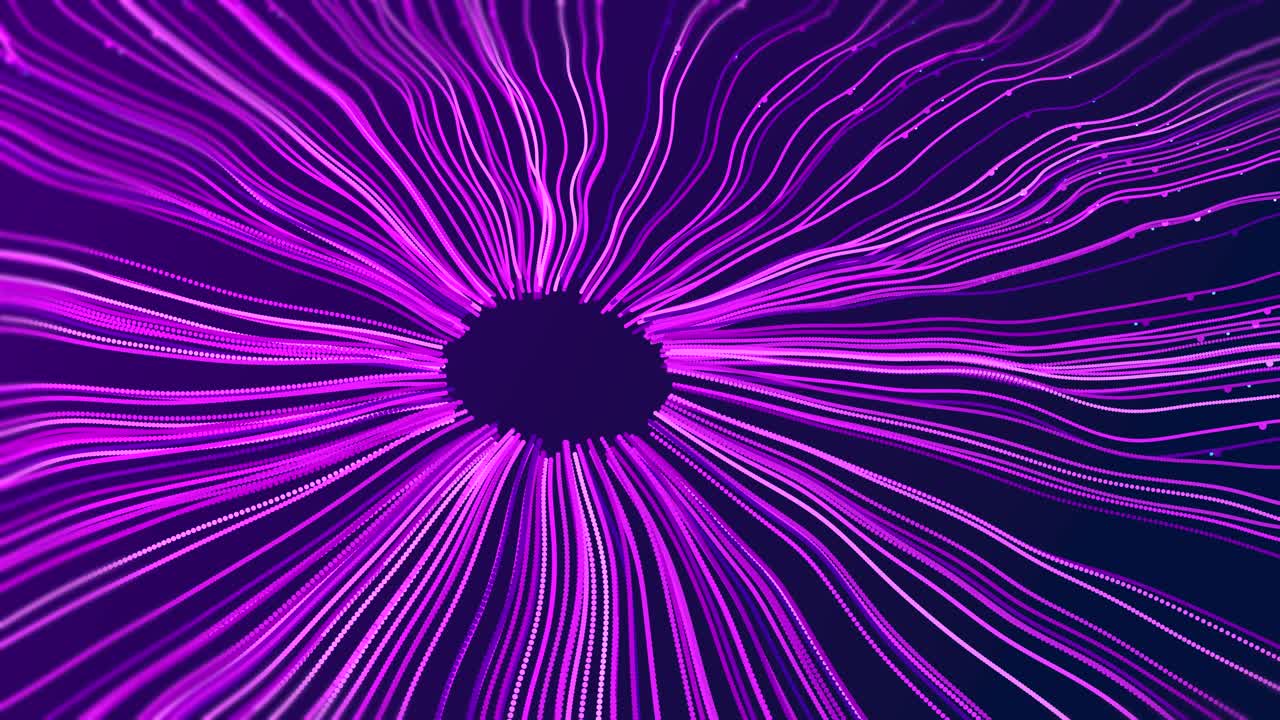 Abstract energy wave bursting in all directions