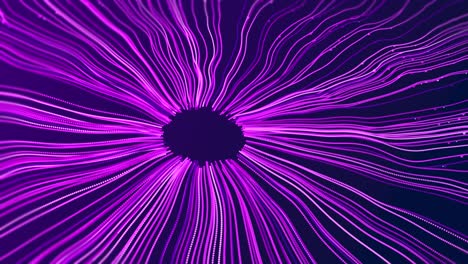 ondas de energía abstracta estallando en todas las direcciones