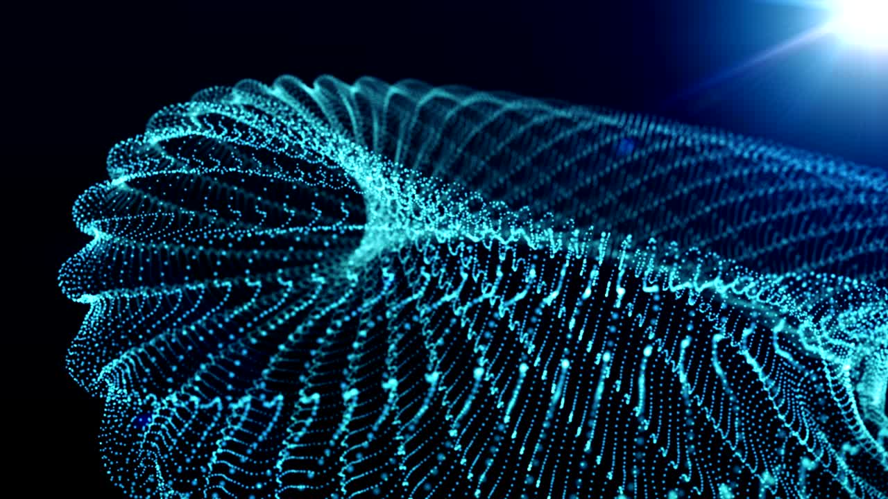 4k Abstract motion background shining lights, energy seamless loop