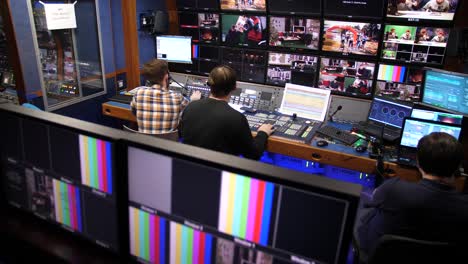 tv studio control room