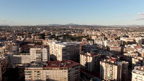 Vista-Aérea-De-La-Histórica-Ciudad-De-Murcia-En-España