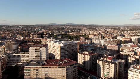 aerial view of the historic city murcia in spain