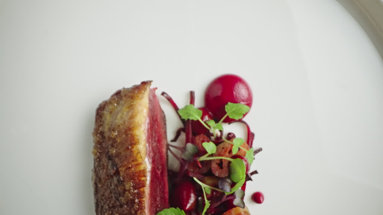 Exquisite Duck Breast Dish