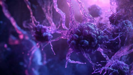 abstract representation of cancer cells
