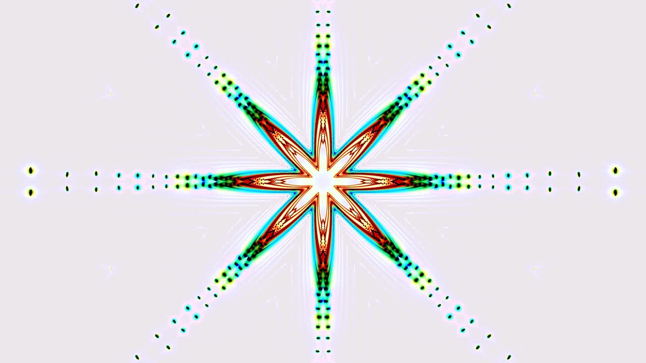 This fascinating video loop showcases a vibrant starburst tunnel that transitions smoothly, creating an immersive screensaver effect ideal for digital displays