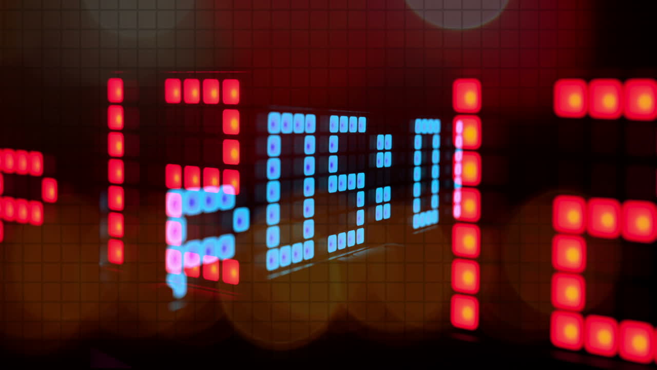 светодиодное время 96