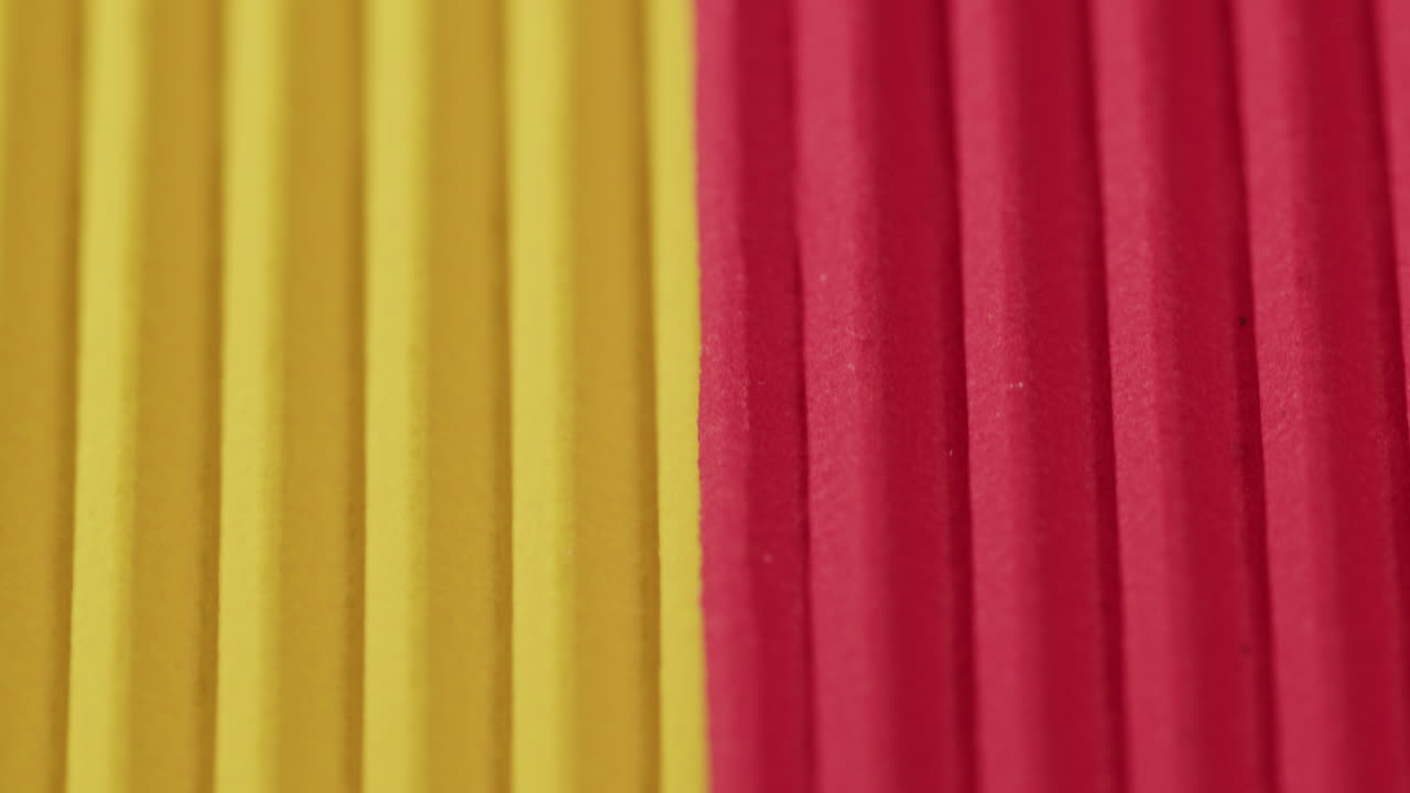 Red and Yellow Corrugated Texture