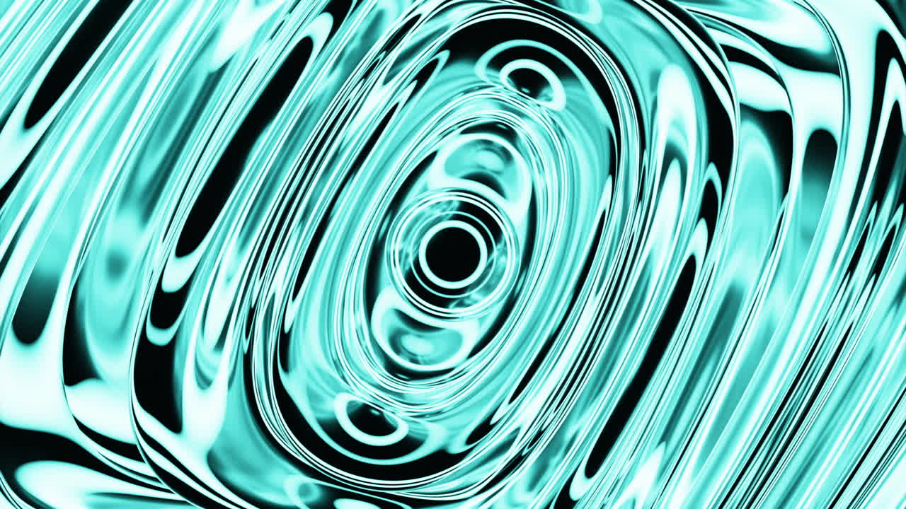 Abstract Aqua Swirling Design