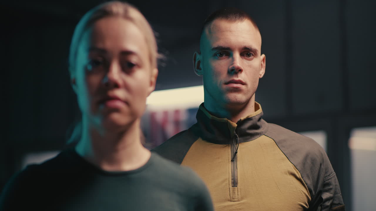 retrato de personal militar