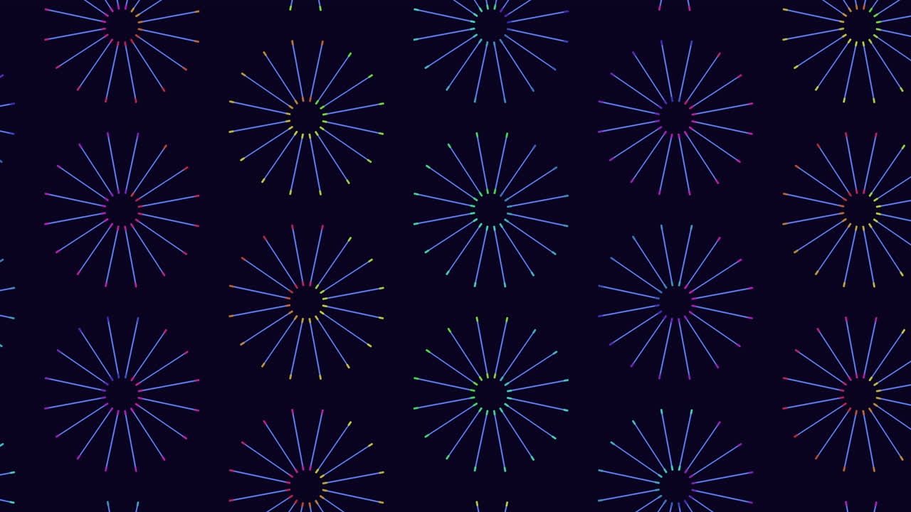 어 ⁇ 고 신비로운 배경에 활기찬 별 폭발 패턴