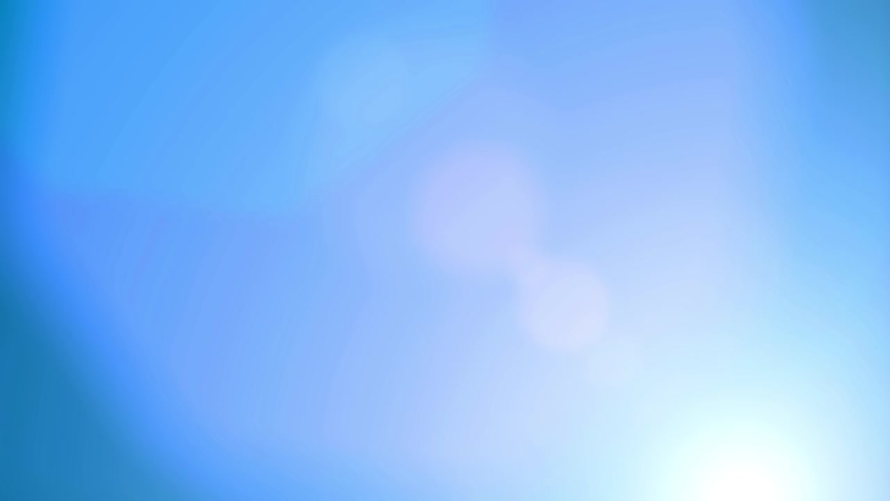 Fughe di luce e bagliori lente dinamici in transizione sullo schermo
