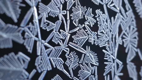 abstract crystalline geometric pattern on dark background