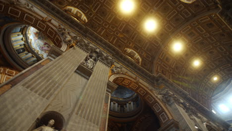 st peter's basilica in the vatican ceiling