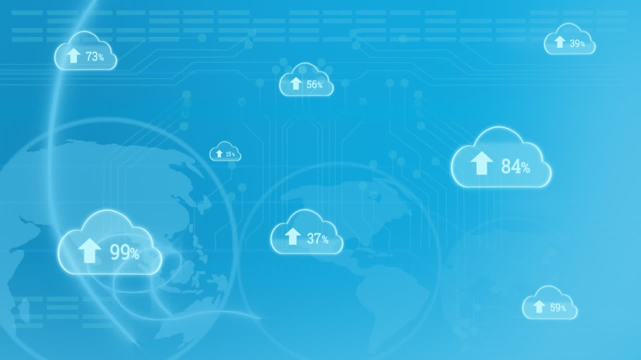 디지털 클라우드에 업로드합니다.