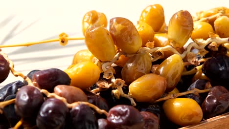 fresh date fruit under sunlight.