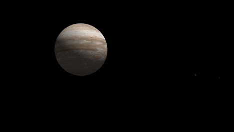 jupiter with text space on the right