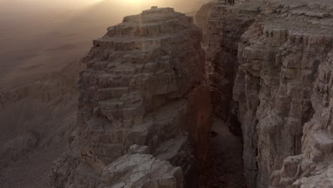 dramatic canyon scenery at sunrise/sunset