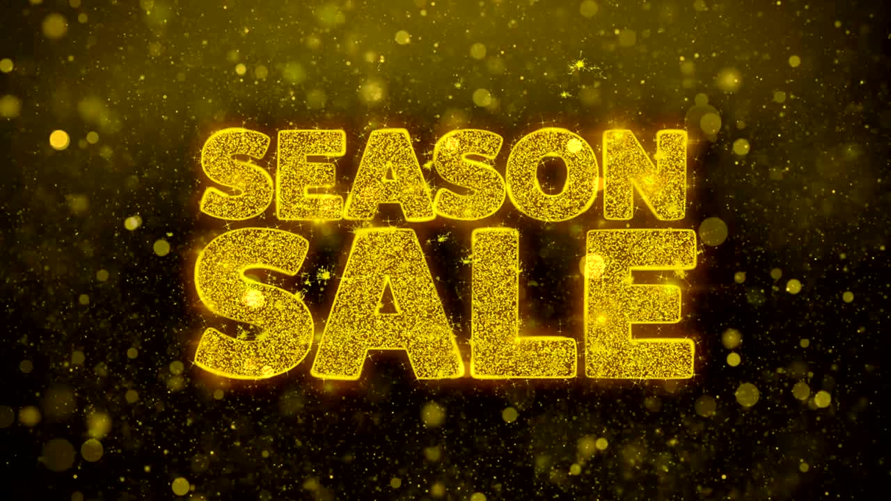 시즌 판매 금 입자가 폭발하는 불꽃놀이 전시