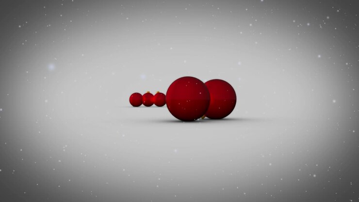 Merry christmas and happy new year animation