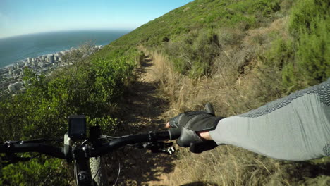 tomar el control de la vida, ir en bicicleta de montaña