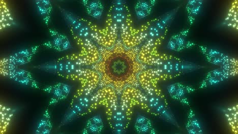 abstract kaleidoscopic lightshow