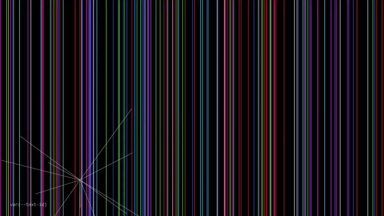 Abstract Background with Vertical Colorful Lines and Geometric Starburst