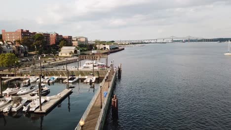 perth amboy nj pier waterway, barcos y lugares