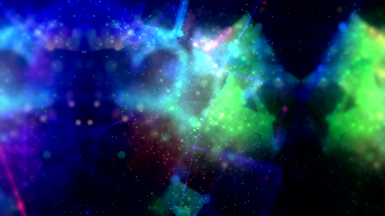 animazione di sfondo di particelle astratte 4k