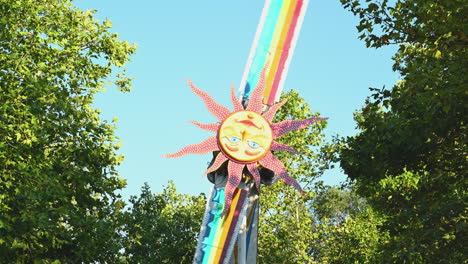 Detalle-Del-Paseo-Alegre-Del-Parque-De-Atracciones