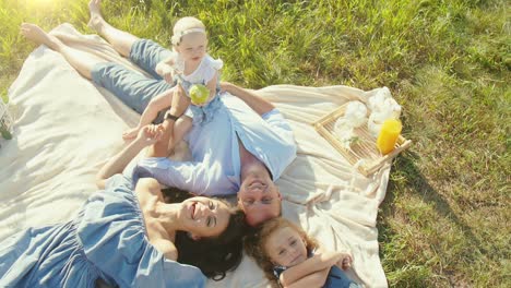 picnic familiar en el parque