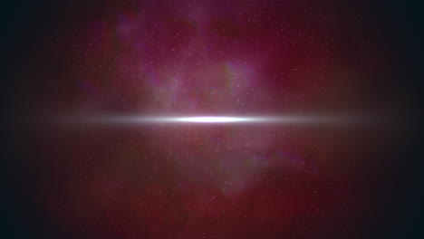 animación primer plano luces de neón y brillos en galaxia 1