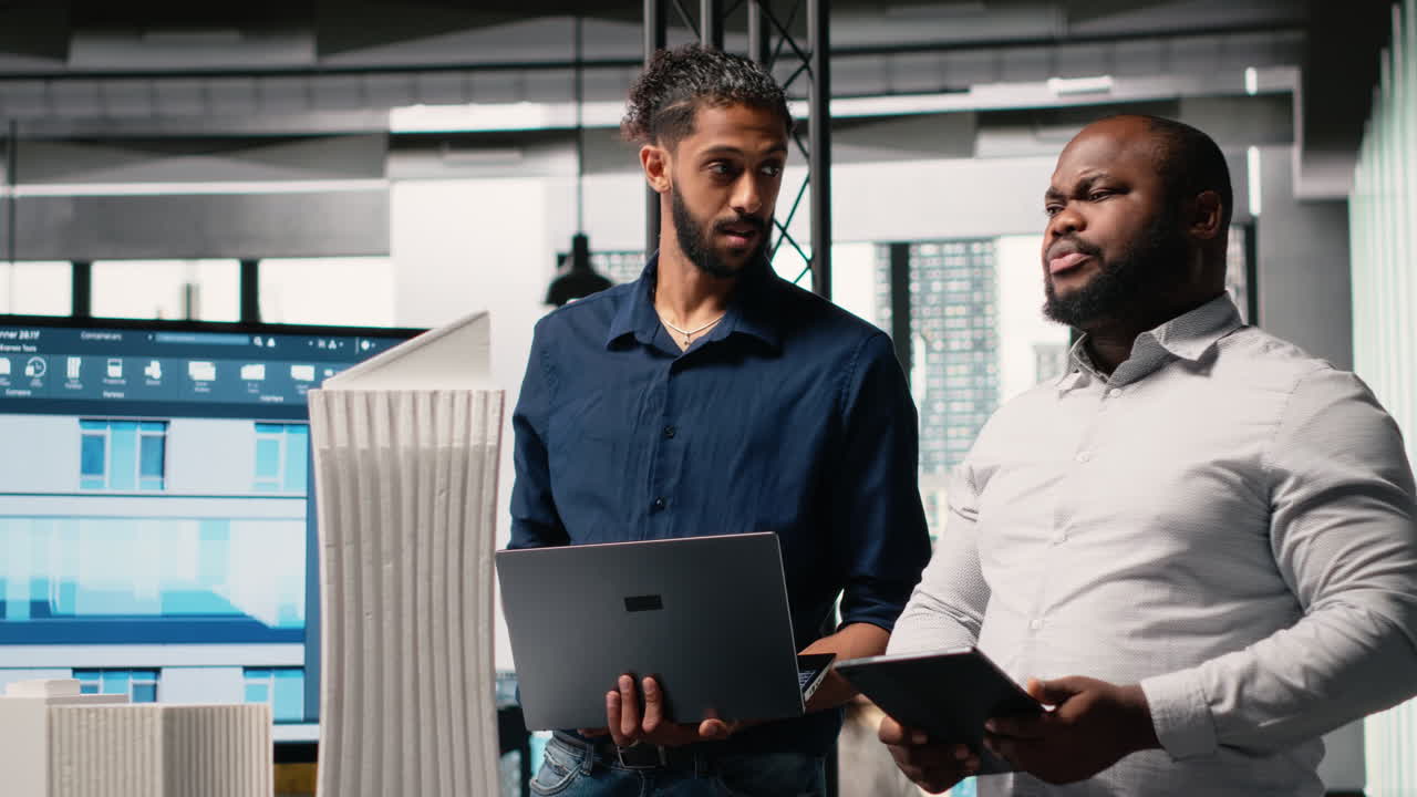 Vertical Video Contractors and property developers work together on a city planning initiative