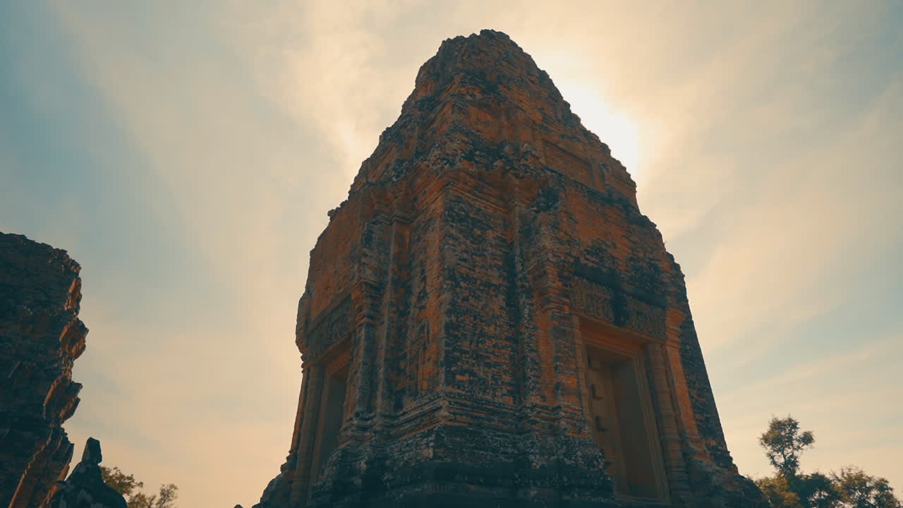 Cinematic Hyperlapse Of Pre Rup Temple In Angkor, Cambodia