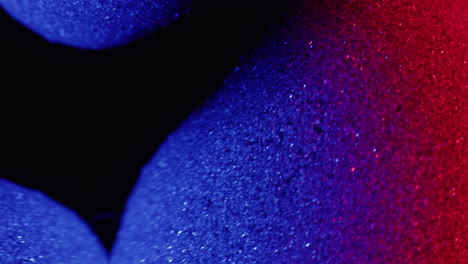 abstract blue and red gradient shapes