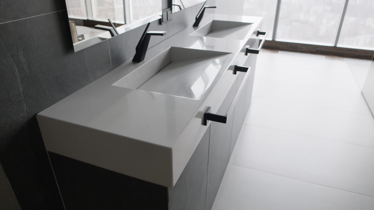 Modern Double Sink Bathroom Vanity