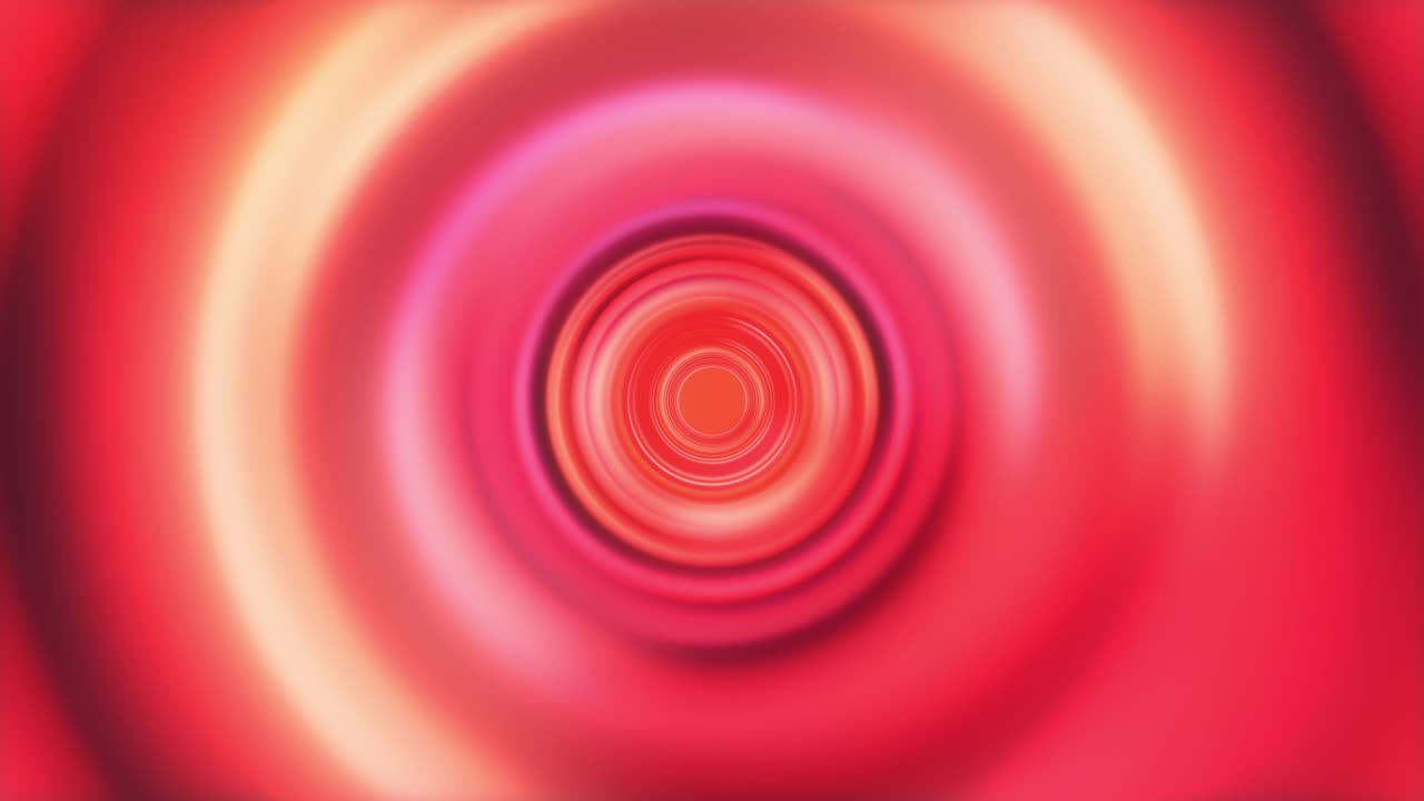 추상적인 방사선 박이는 네온 황금색 빨간 와이어 프레임 소용돌이 터널 박이고 박이 4k 3d 렌더링 미래의 메쉬 터널 vj 루프 sf 매트릭스를 통해 여행