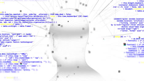 Animation-Der-Datenverarbeitung-über-Einem-Digitalen-Menschen-Mit-Symbolen