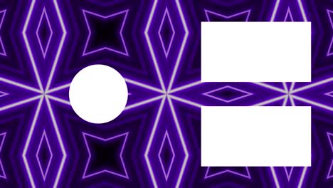 patrón de signo de neón tarjeta de finalización pantalla de finalización gráficos de movimiento