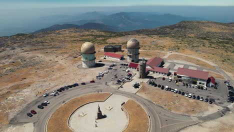 serra da estrela - portugal aerial view