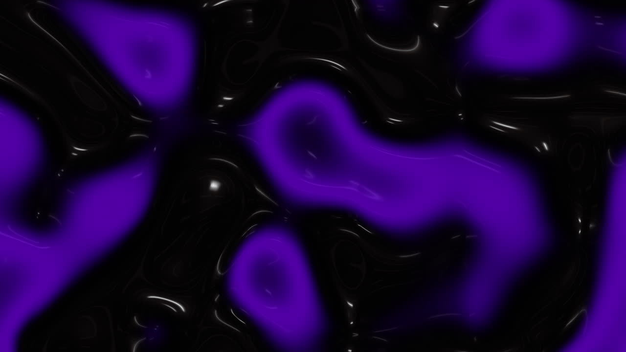Un'opera d'arte digitale astratta nei toni del viola e del nero, caratterizzata da linee e forme vorticose, probabilmente generata tramite software, che crea un design visivamente accattivante e intricato.