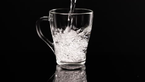 vaso con agua