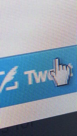 user clicking on tweet button