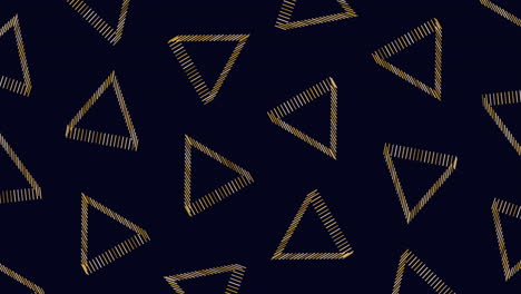 Dynamic-blue-triangle-pattern-on-black-background