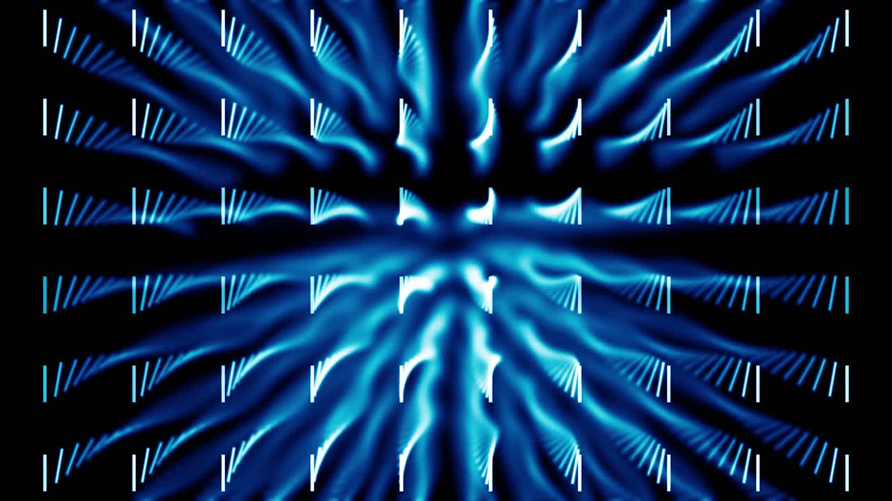 Abstract Blue Geometric Pattern