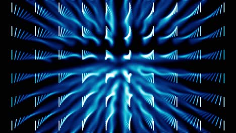 Abstract Blue Geometric Pattern