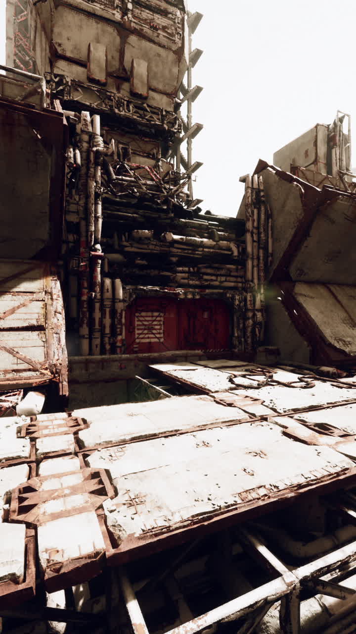 폐허가 된 산업 구조, 포스트 아포칼립스 세계