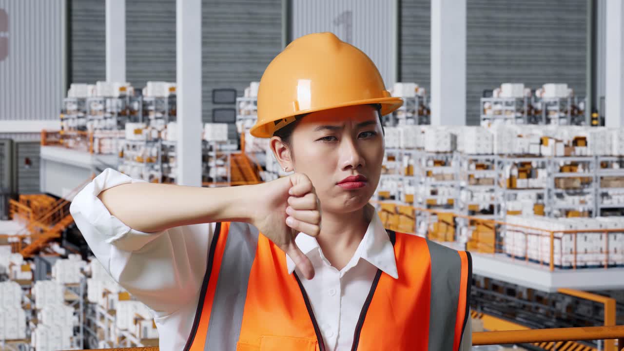 불행한 창고 노동자